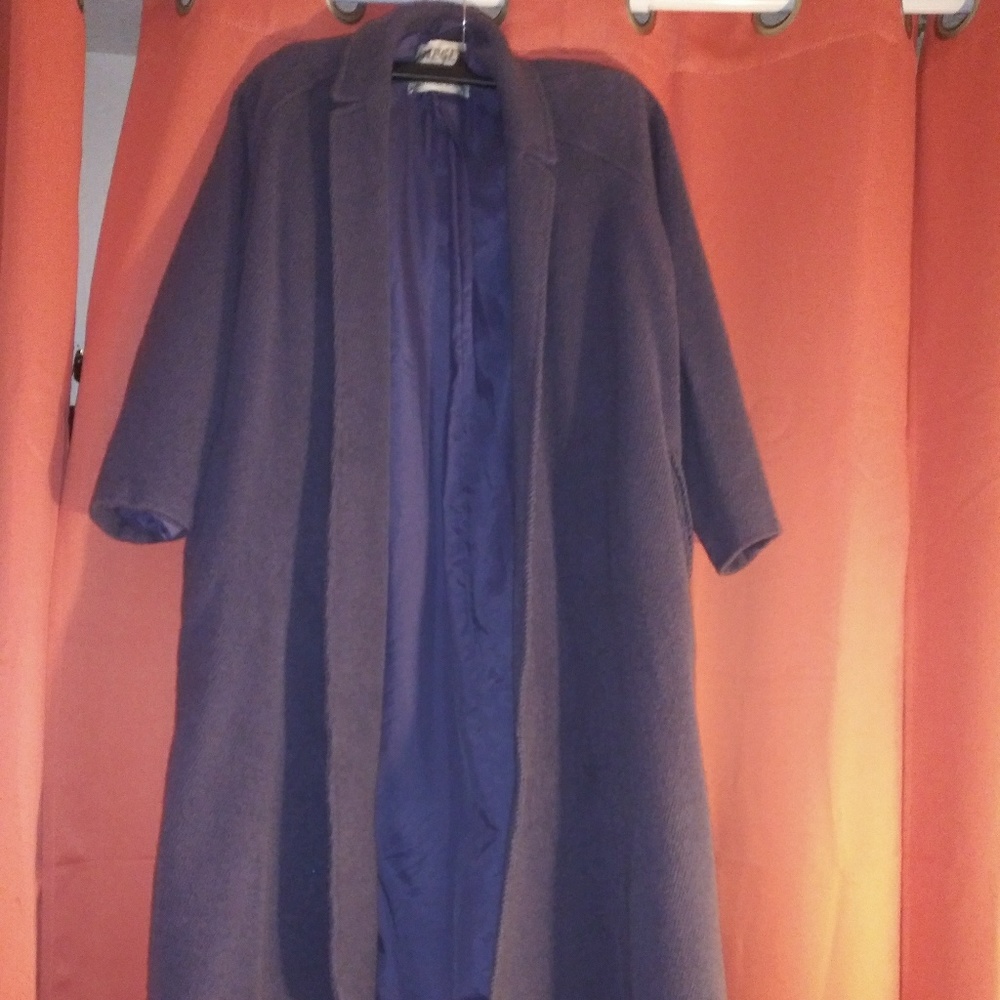 Vintage jaker classic wool wrap coat